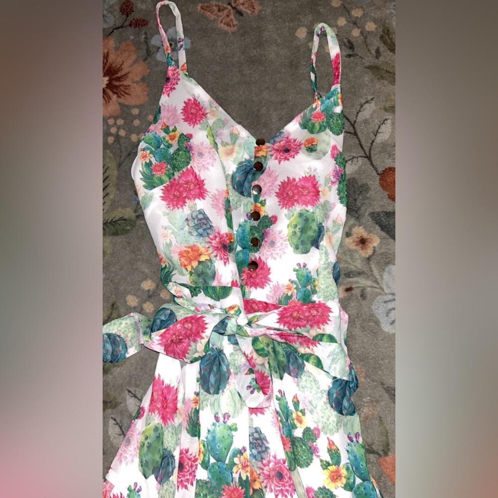 Floral Maxi Dress - Multicolor - Picture 2 of 6